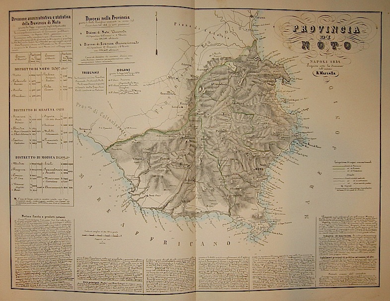 Marzolla Benedetto Provincia di Noto 1858 Napoli 